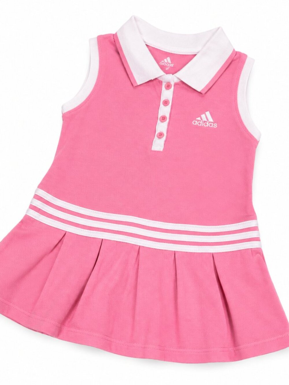 Adidas Toddler Girls Pink Polo Dress